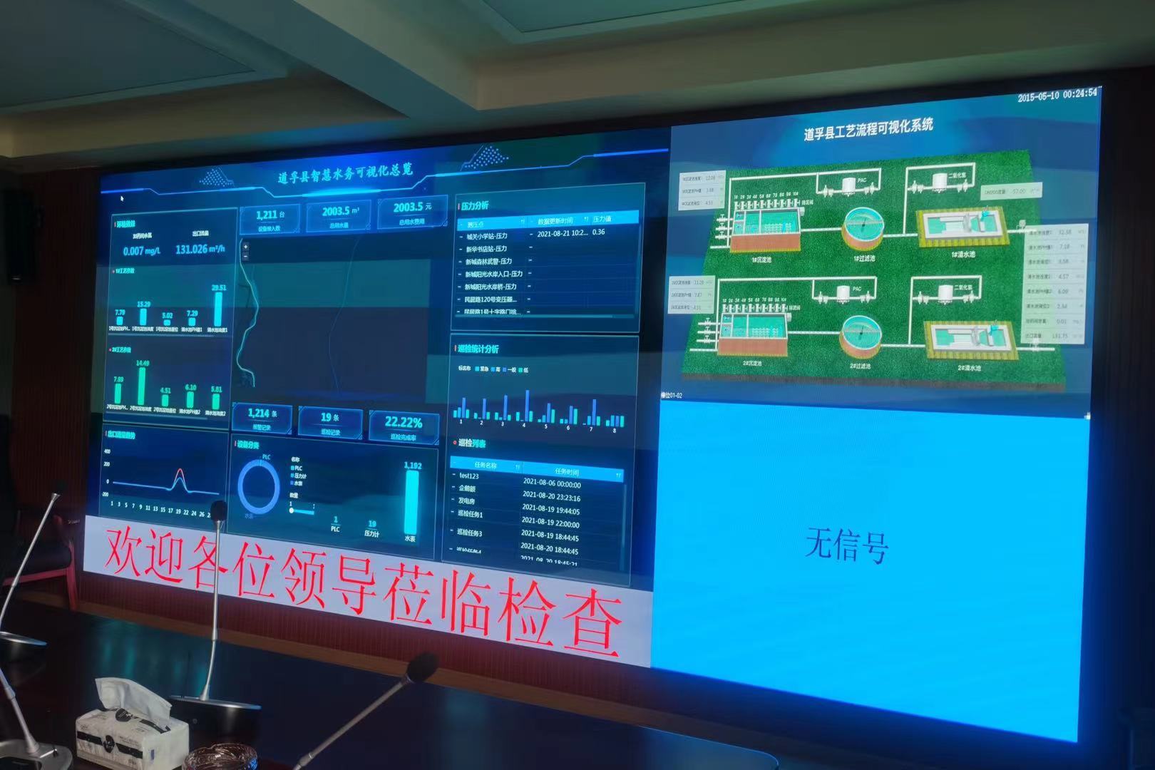 8月21日，深龍軟件協(xié)作道孚縣智慧水務(wù)系統(tǒng)正式上線
